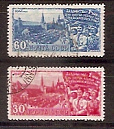 СССР, 1948, №1256-57, 1 Мая, серия из 2-х марок, (.)...-миниатюра